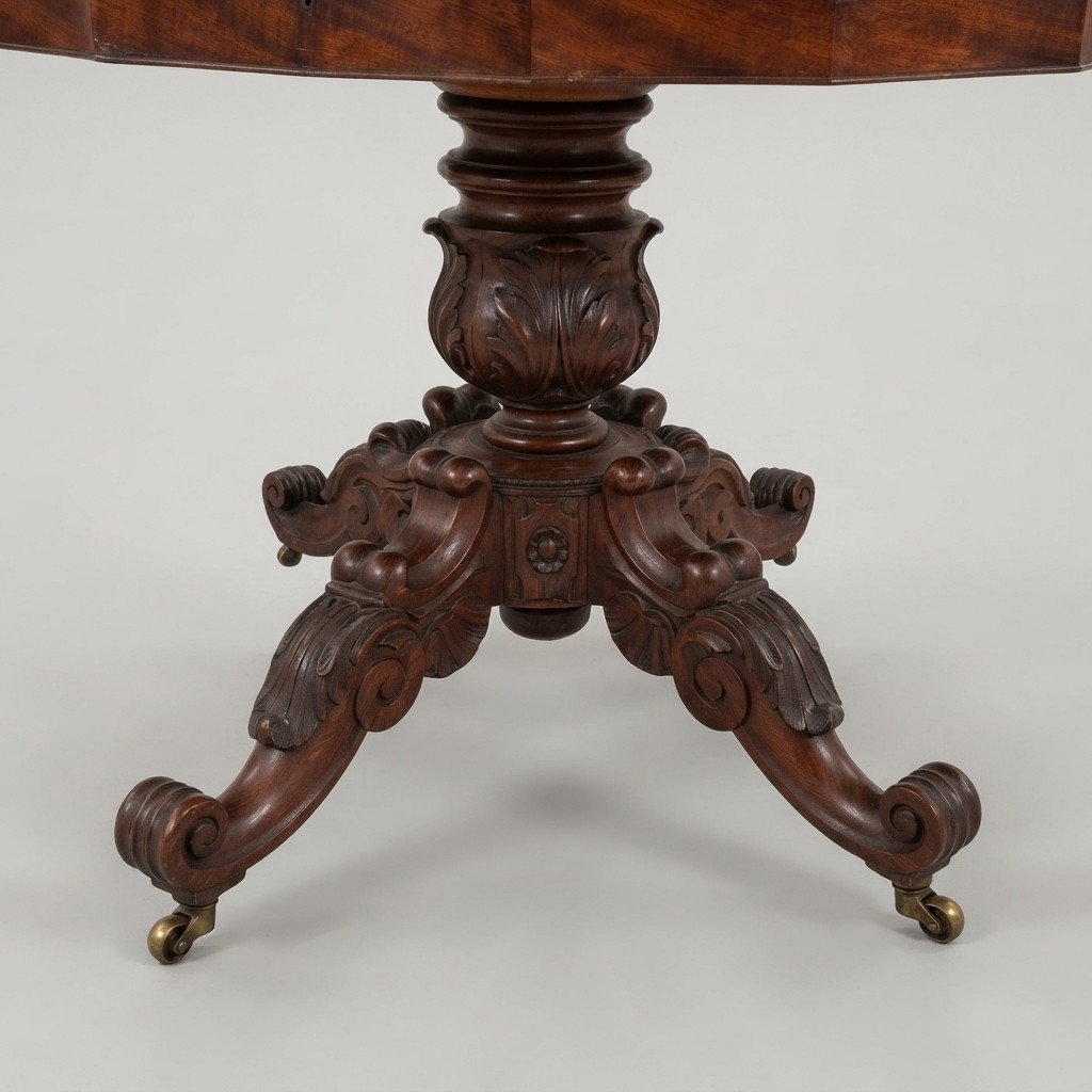 Gueridon Table Charles X Period-photo-1
