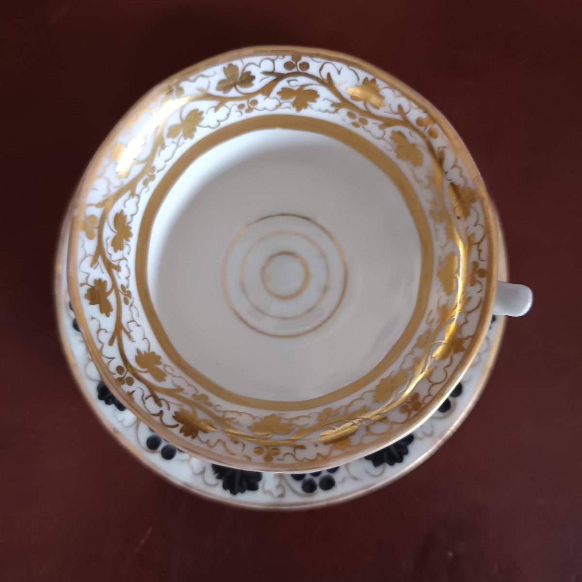 19th Century Paris Porcelain Tete A Tete Service-photo-2