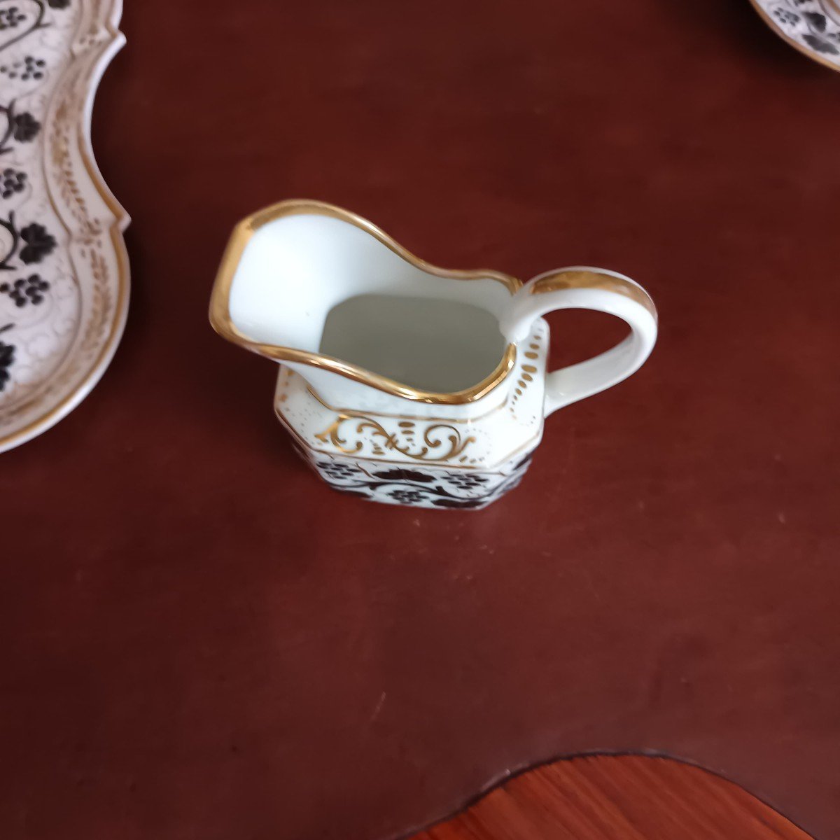 19th Century Paris Porcelain Tete A Tete Service-photo-6