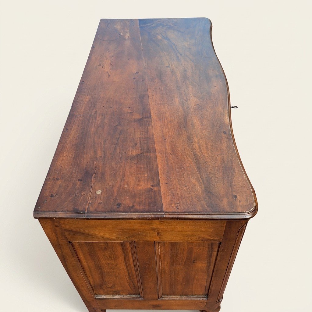 18th Century French Walnut Louis XV Como-photo-2
