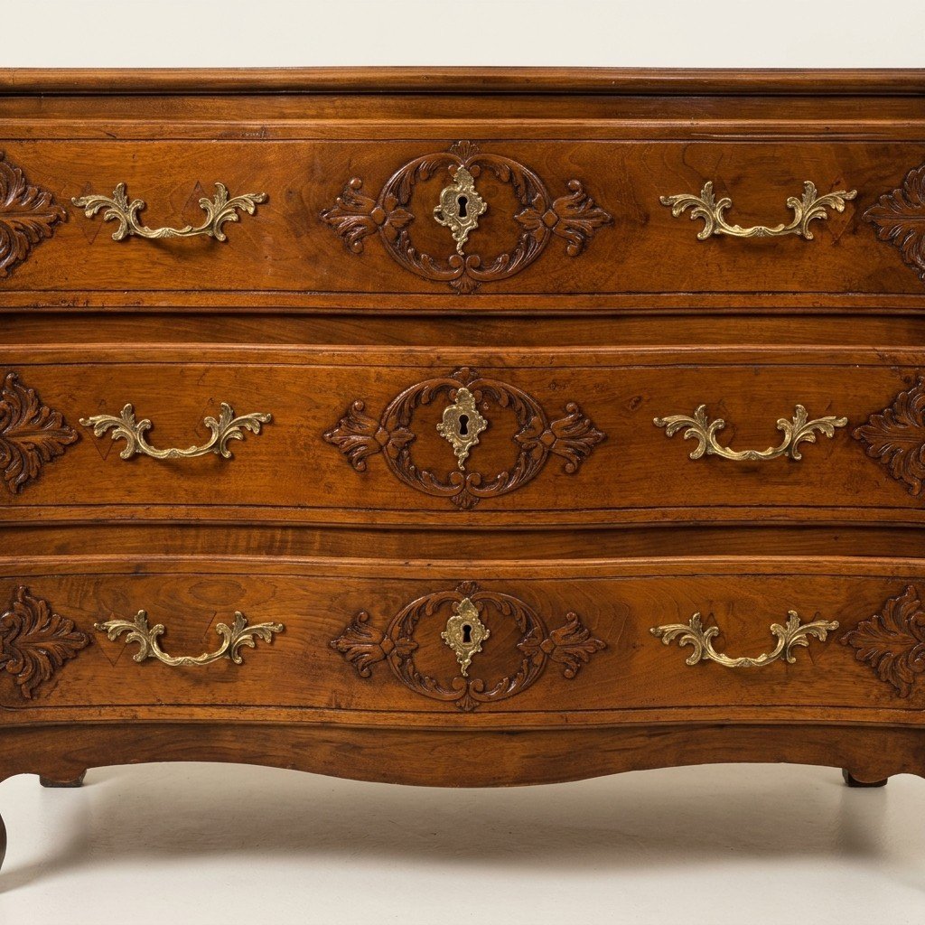 18th Century French Walnut Louis XV Como-photo-7
