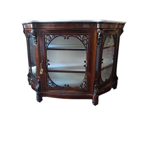 Buffet Vitrine Sicilien époque Charles X-photo-3