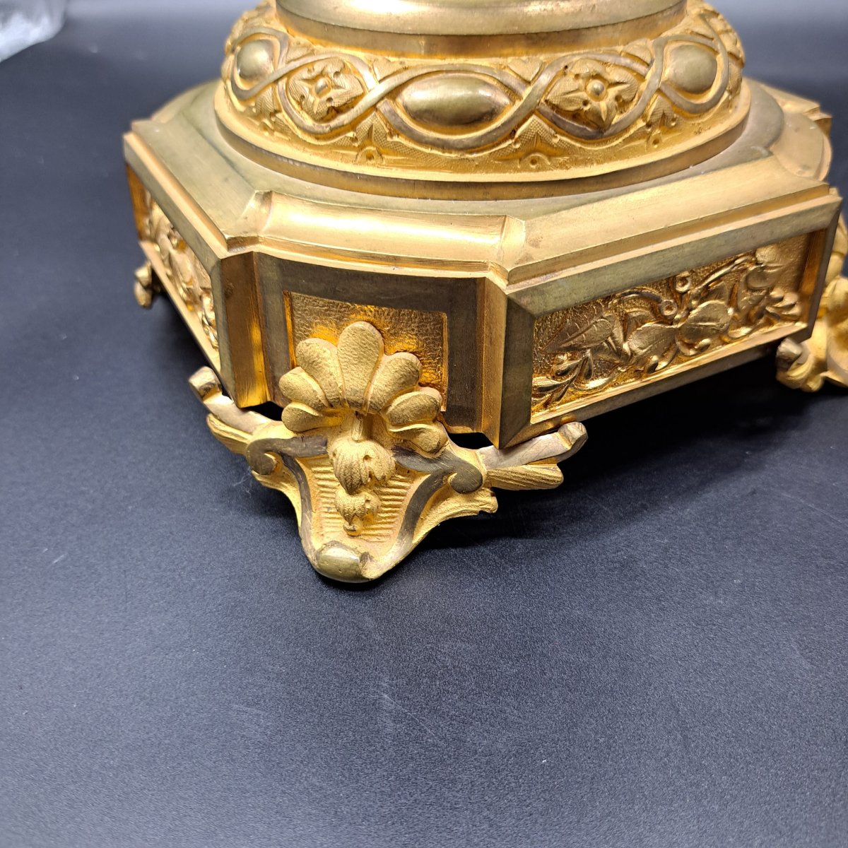 Pair Of Candelabra In Gilt Bronze And Sevres Porcelain, France, 19th Century-photo-6