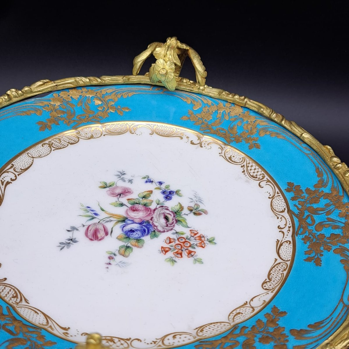 Sevres Porcelain And Gilt Bronze Centerpiece, 19th Century, Napoleon III-photo-4