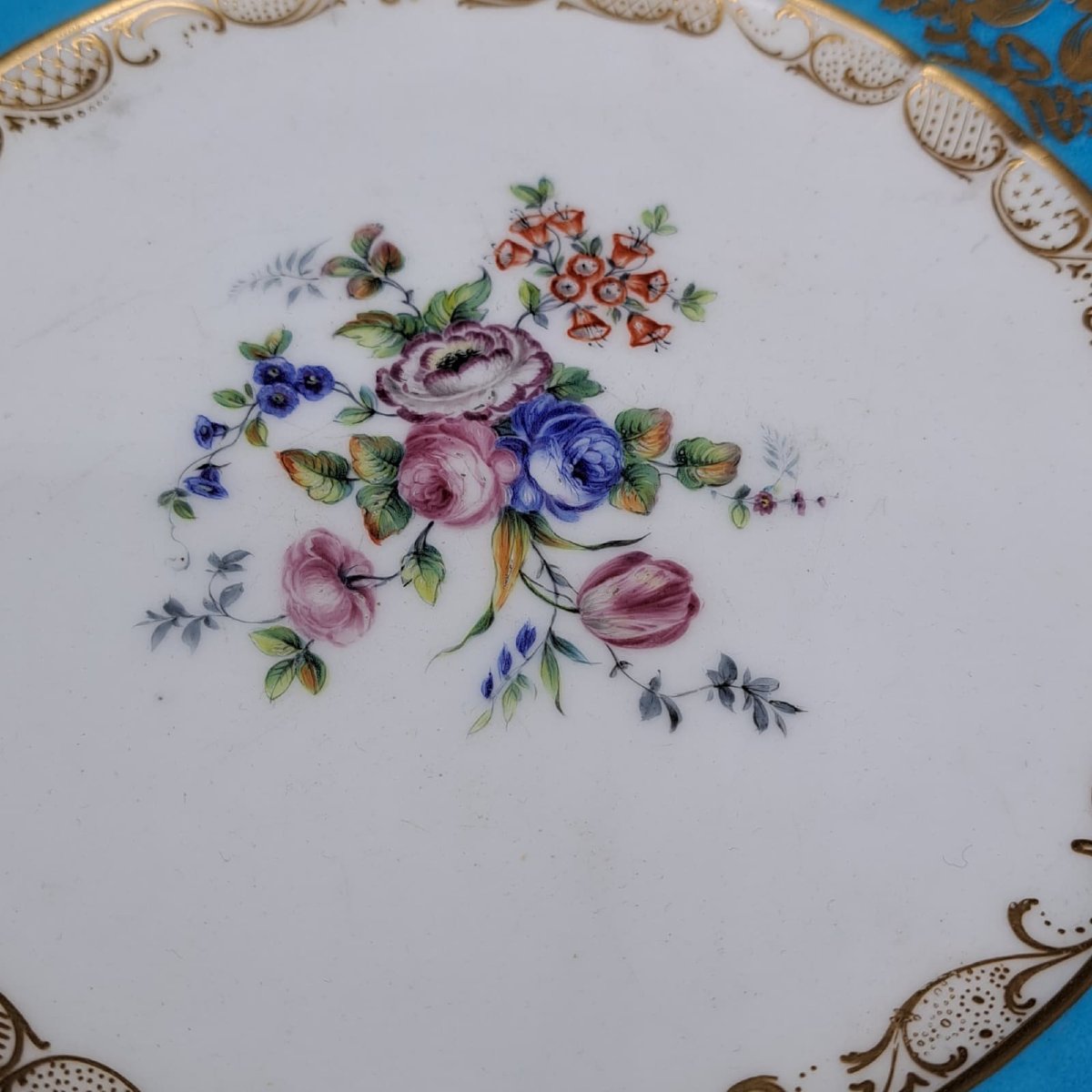 Sevres Porcelain And Gilt Bronze Centerpiece, 19th Century, Napoleon III-photo-8