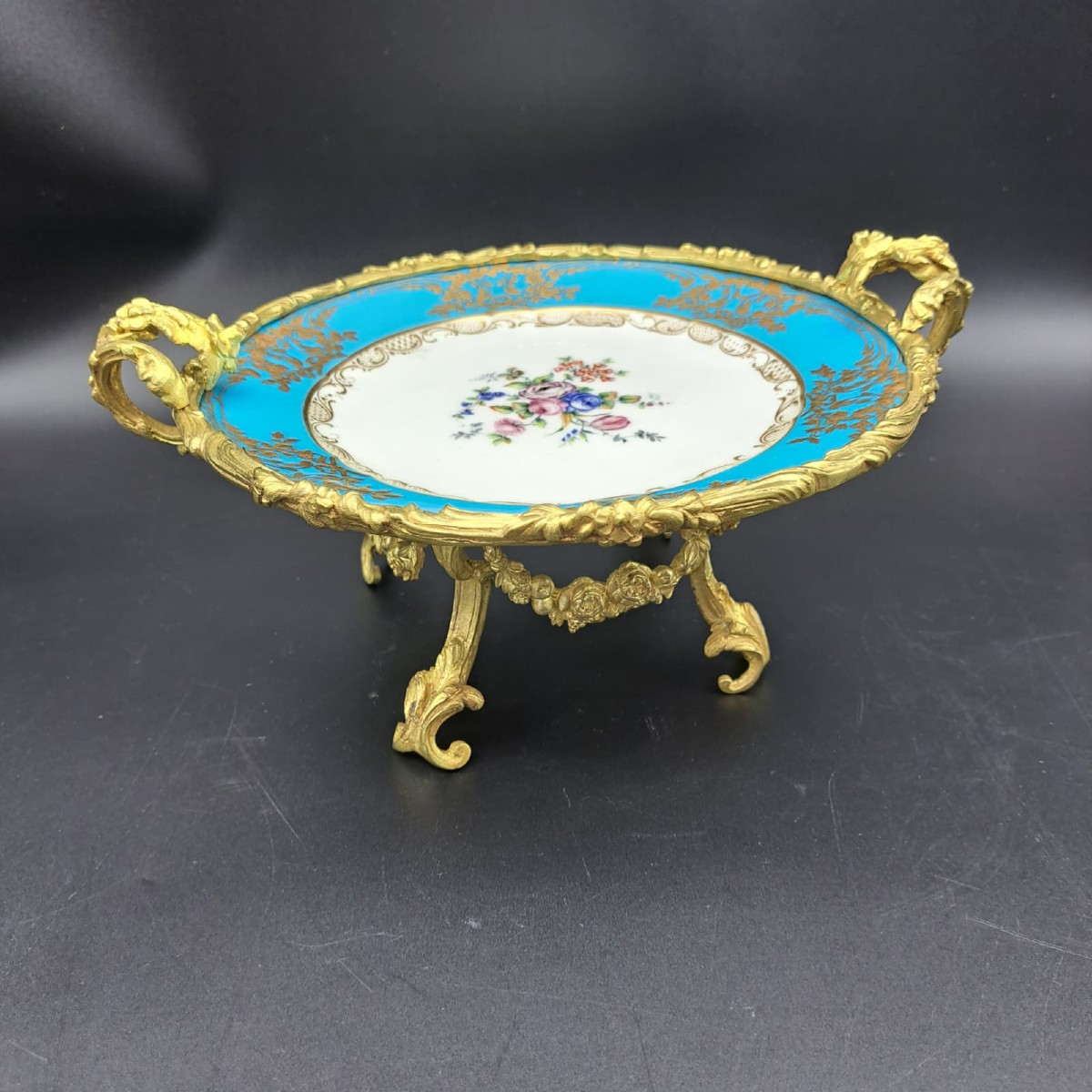 Sevres Porcelain And Gilt Bronze Centerpiece, 19th Century, Napoleon III