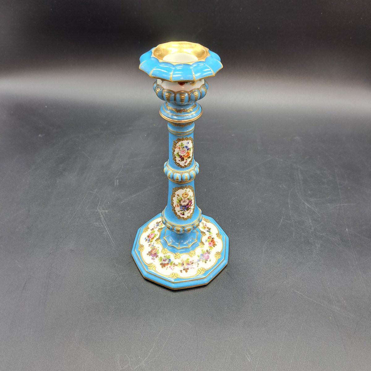 Sevres Porcelain Candelabra From The Second Half Of The 19th Century-photo-2
