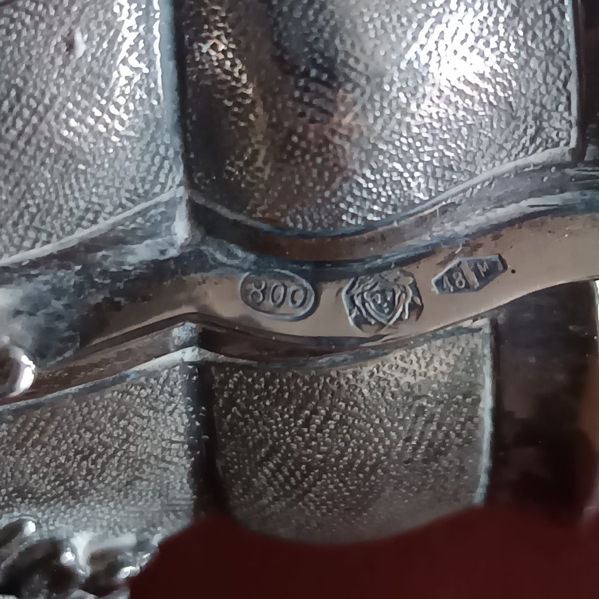 Antique Silver 800 Jewelry Box From The First Half Of The 20th Century, Fascio Period-photo-5