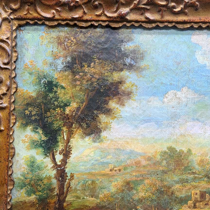 Oil Painting On Canvas By Jean-antonio Vernet 1716-1775-photo-4