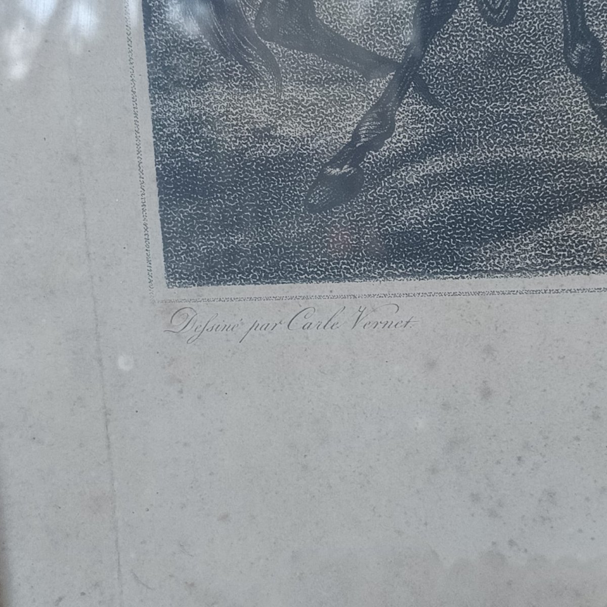 Gravure de la bataille d'Eylau d'après Carl Vernet, gravée par J.J. Wolff-photo-3