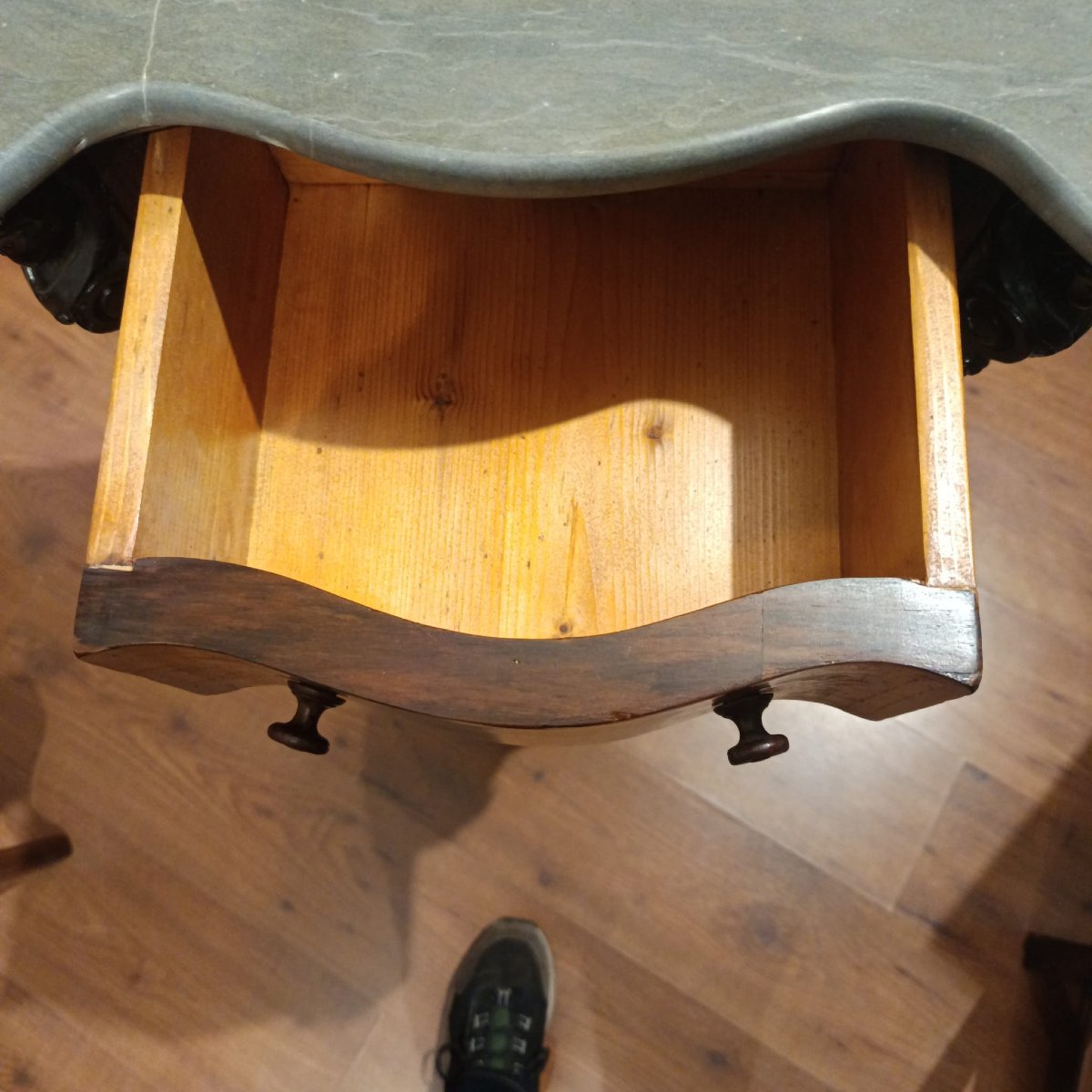 Pair Of Sicilian Charles X Rosewood Bedside Tables, First Half Of The 19th Century-photo-5