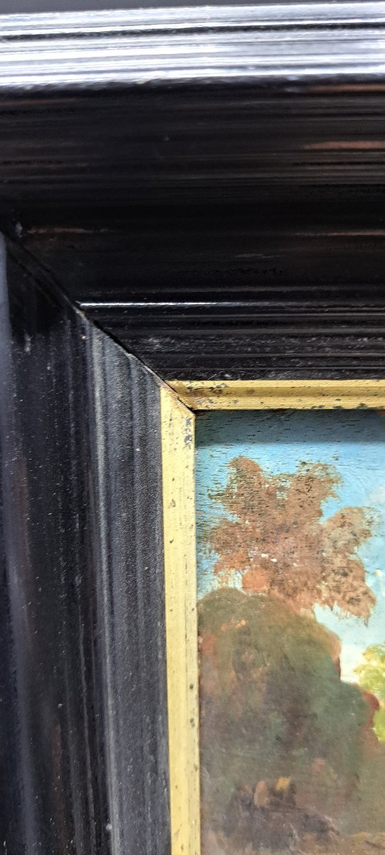 Late 18th Century Panel Painting-photo-7