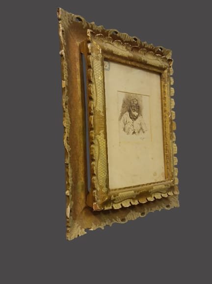 Ink Drawing On Paper Signed Pio Joris-photo-1