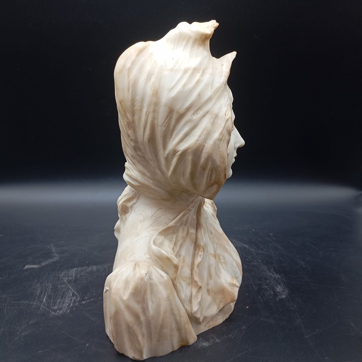 Half-bust Of A Young Woman From The Late 19th Century-photo-1