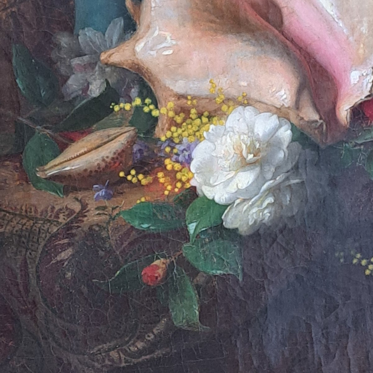 Huile sur toile de la seconde moitié du XIXe siècle, par Jules Ferdinad Médard (1855-1925)-photo-4