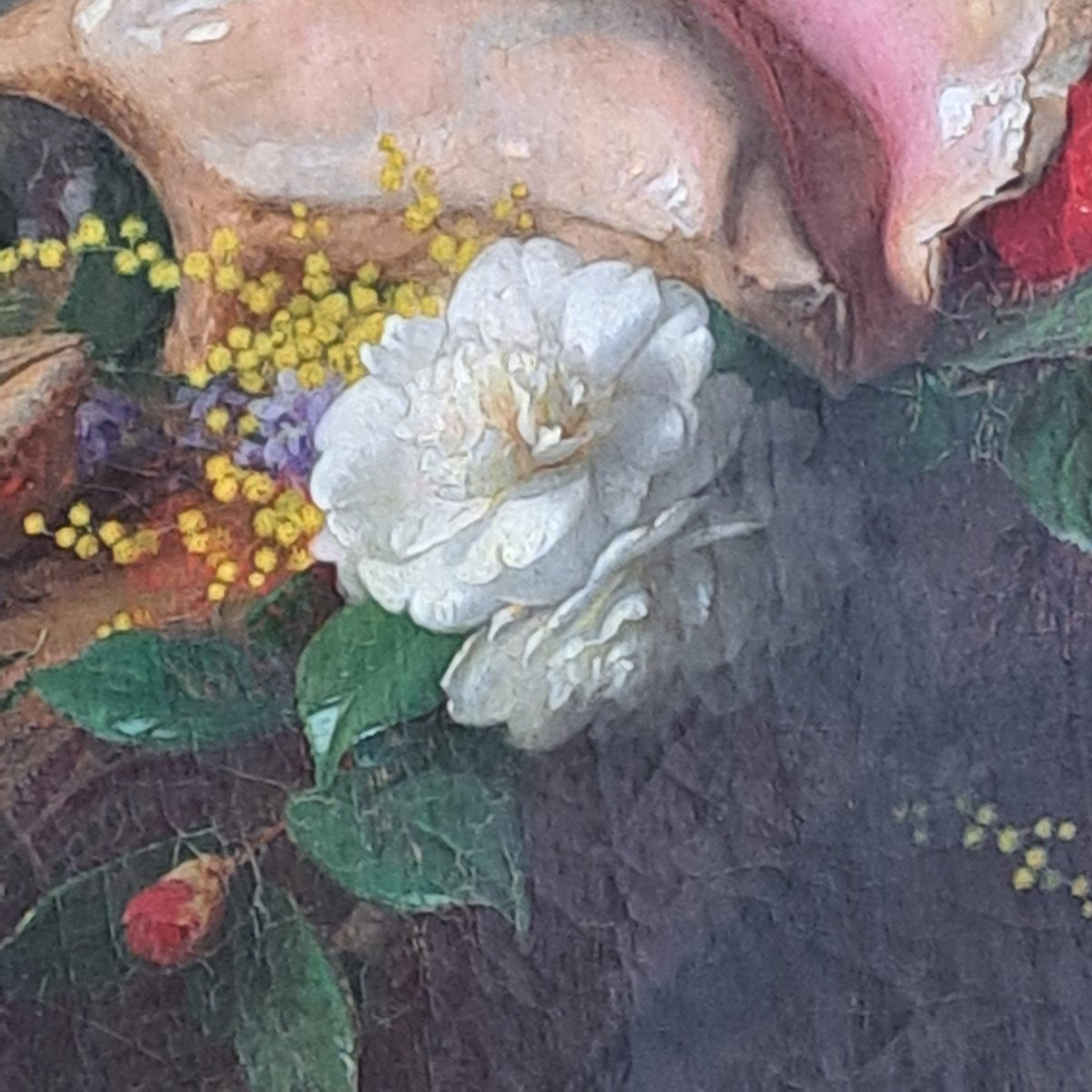 Huile sur toile de la seconde moitié du XIXe siècle, par Jules Ferdinad Médard (1855-1925)-photo-5