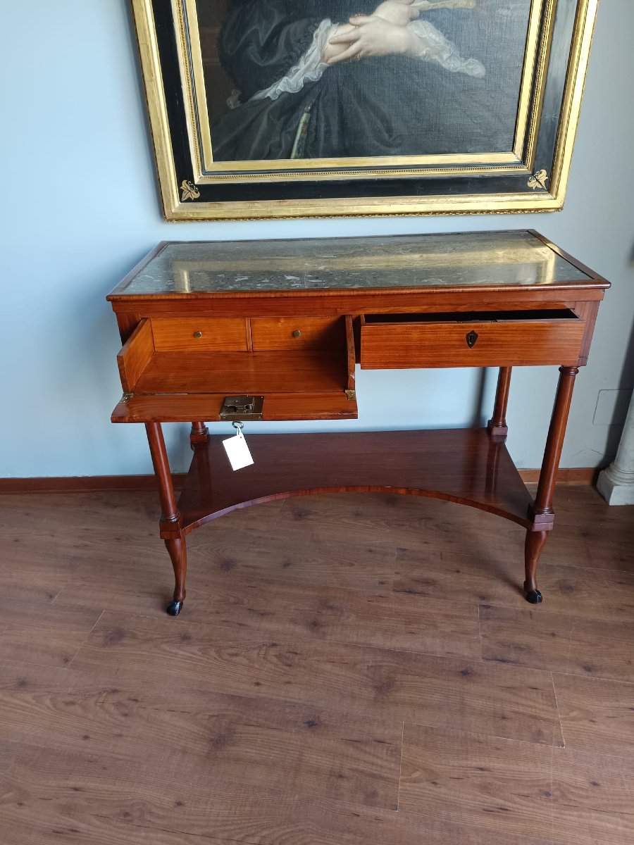 Late 18th-century Cherrywood Console Table-photo-3