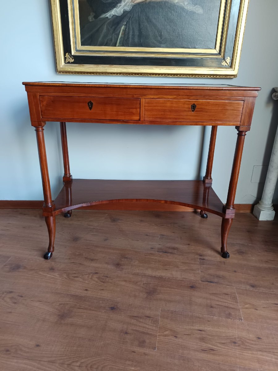 Late 18th-century Cherrywood Console Table