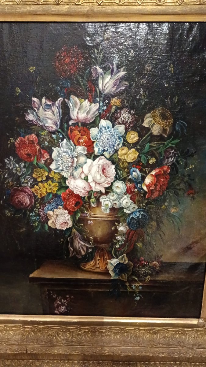 Still Life With Flowers From The Late 19th Century And Early 20th Century-photo-2