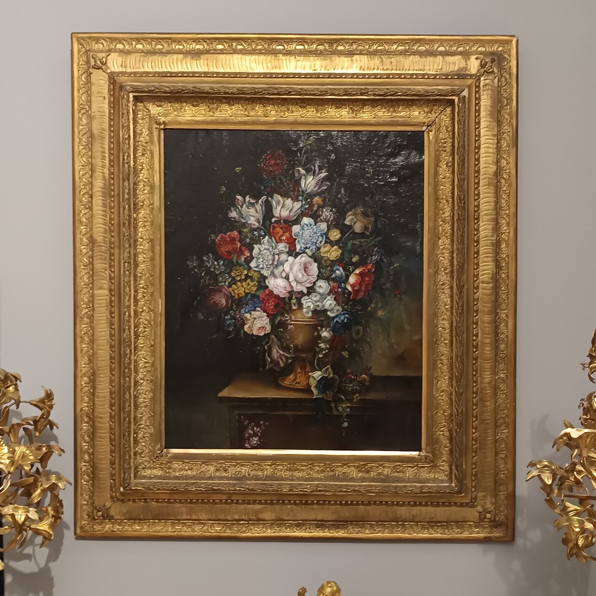 Still Life With Flowers From The Late 19th Century And Early 20th Century-photo-1