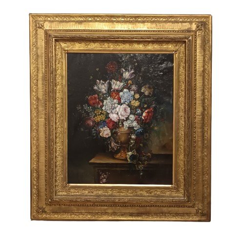Still Life With Flowers From The Late 19th Century And Early 20th Century
