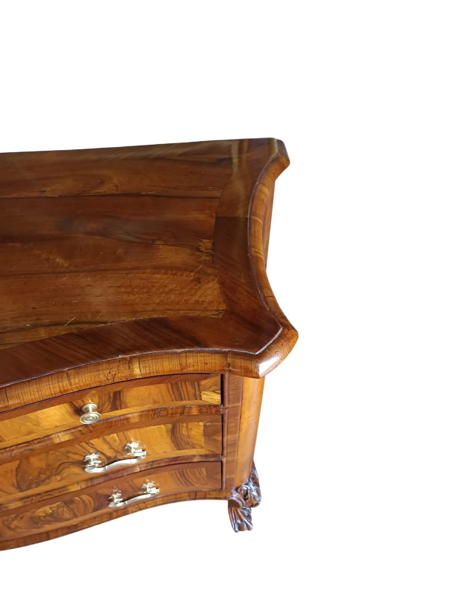 Luigi XV Chest Of Drawers, Fully Carved, Venice, 1715–1750-photo-2