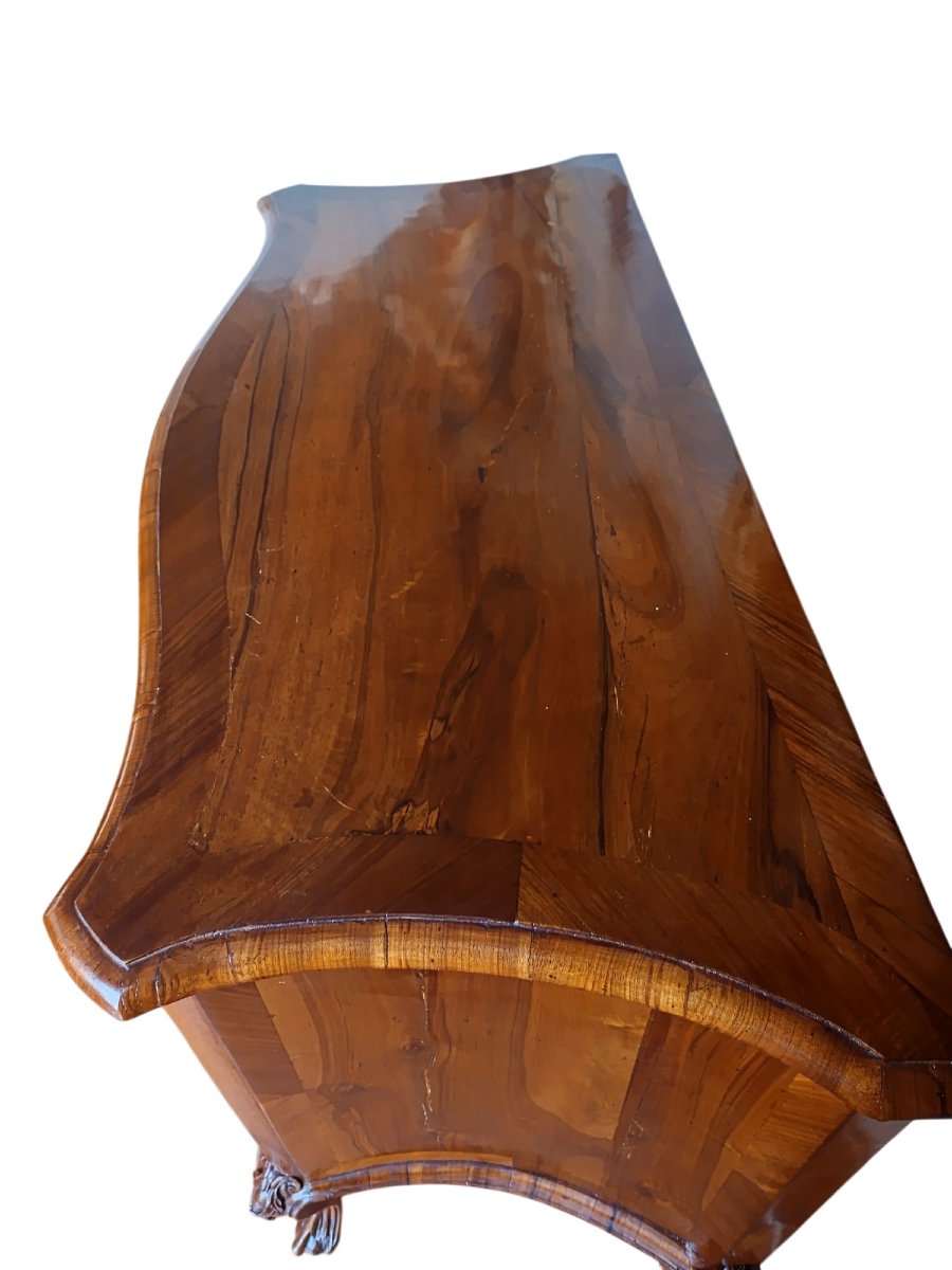 Luigi XV Chest Of Drawers, Fully Carved, Venice, 1715–1750-photo-3