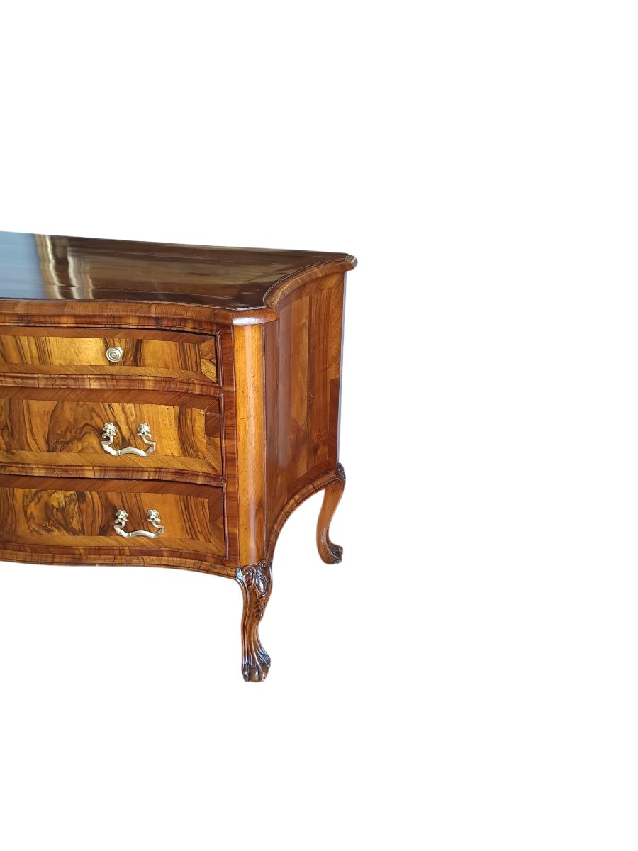Luigi XV Chest Of Drawers, Fully Carved, Venice, 1715–1750-photo-2
