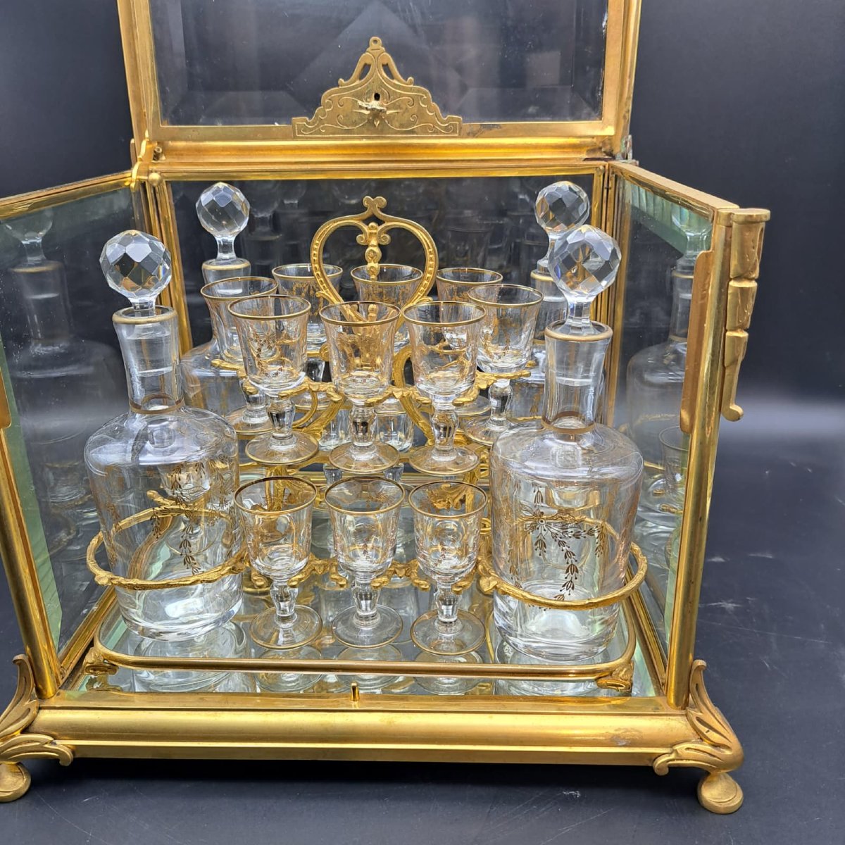 CABINET À LIQUEURS NAPOLÉON III, XIXE SIÈCLE-photo-2