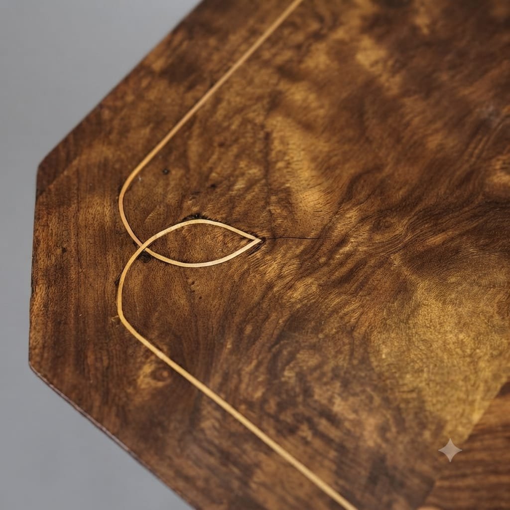 PAIRE DE TABLES DE CHEVET EN NOYER, STYLE CHARLES X, PREMIÈRE MOITIÉ DU XIXE SIÈCLE-photo-7