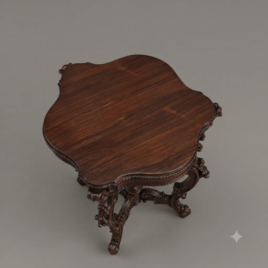 PAIRE DE GUERIDONS ANCIENS EN PALISSANDRE, ÉPOQUE LOUIS-PHILIPPE, MILIEU DU XIXE SIÈCLE-photo-4
