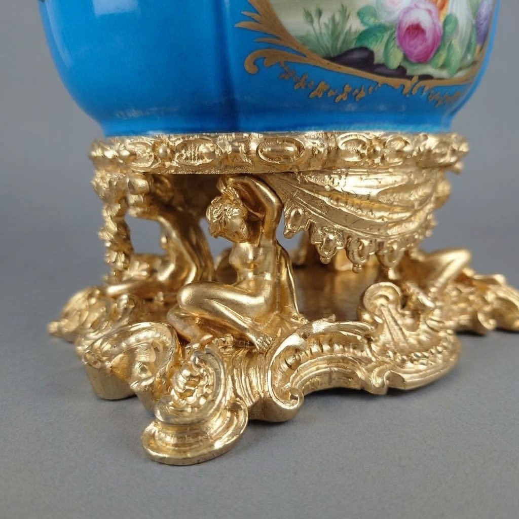 COUPE EN PORCELAINE DE SÈVRES DE LA SECONDE MOITIÉ DU XVIIIE SIÈCLE-photo-3