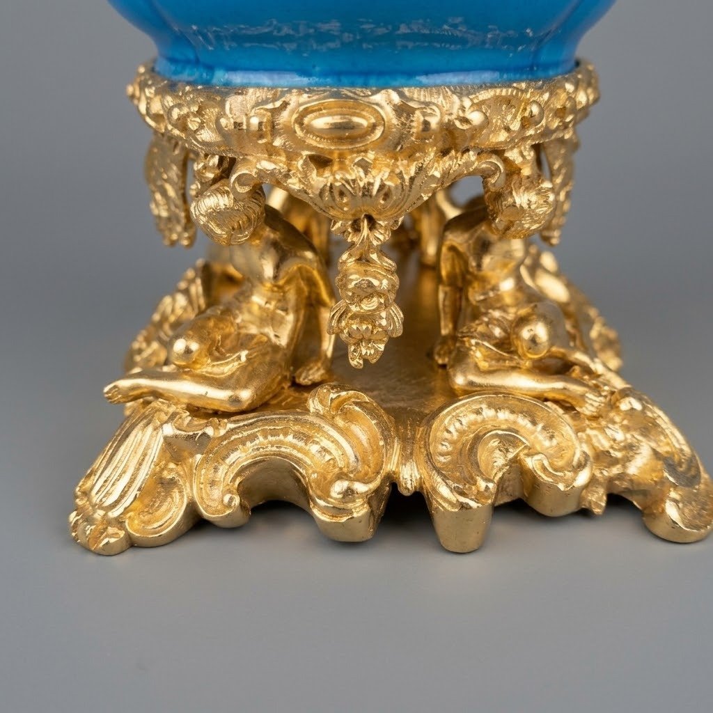 COUPE EN PORCELAINE DE SÈVRES DE LA SECONDE MOITIÉ DU XVIIIE SIÈCLE-photo-4
