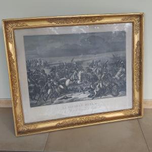 Engraving Of The Battle Of Eylau By Carl Vernet Engraved By J.j. Wolff
