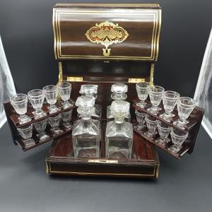 Napoleon III Period Liqueur Cabinet, Second Half Of The 19th Century