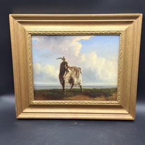 HUILE SUR PANNEAU, SIGNÉE ET DATÉE A. MINET 1848