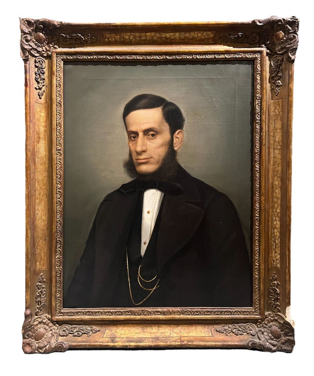 Oil Painting On Canvas Of A Nobleman