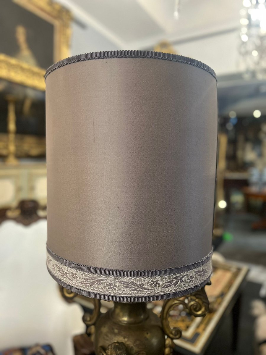Gilt Bronze Lamp-photo-3