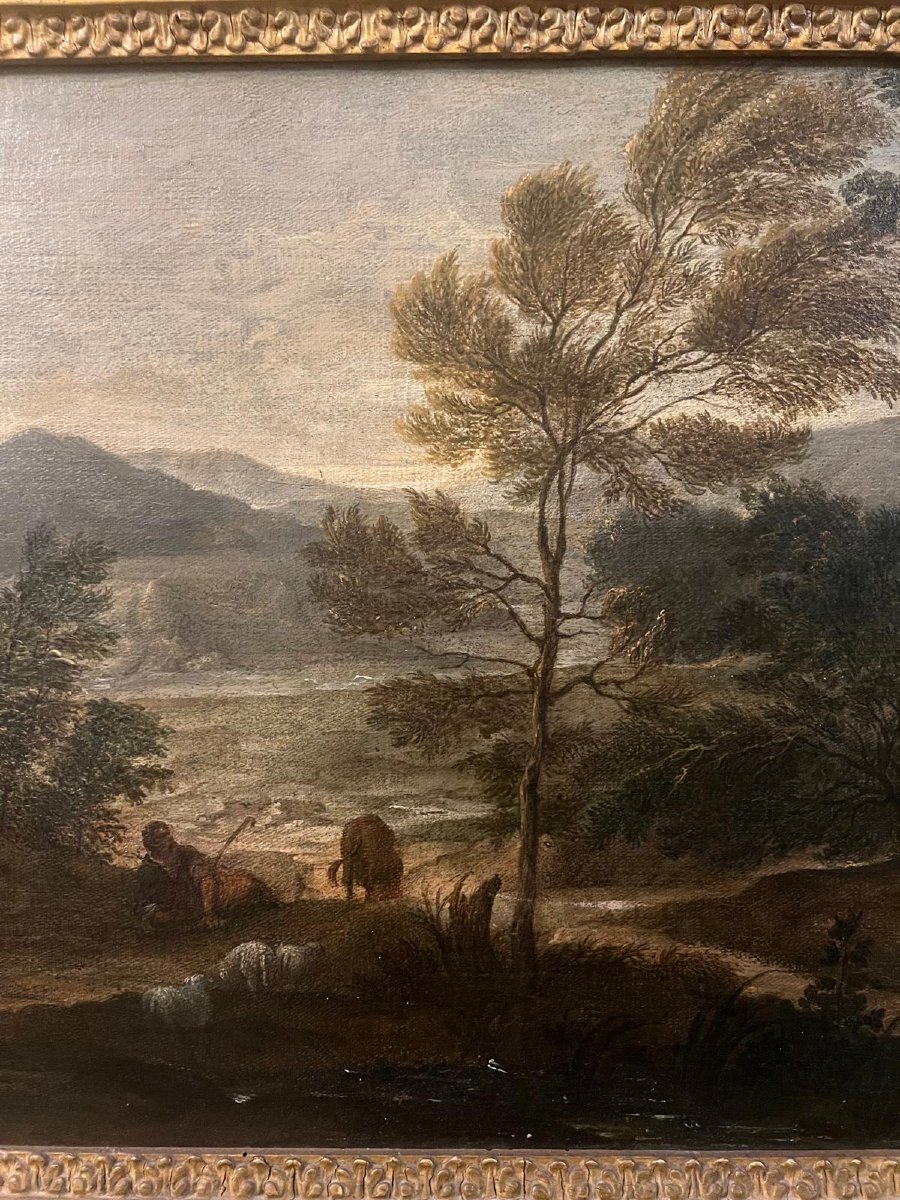 Pair Of Landscapes With Figures-photo-2