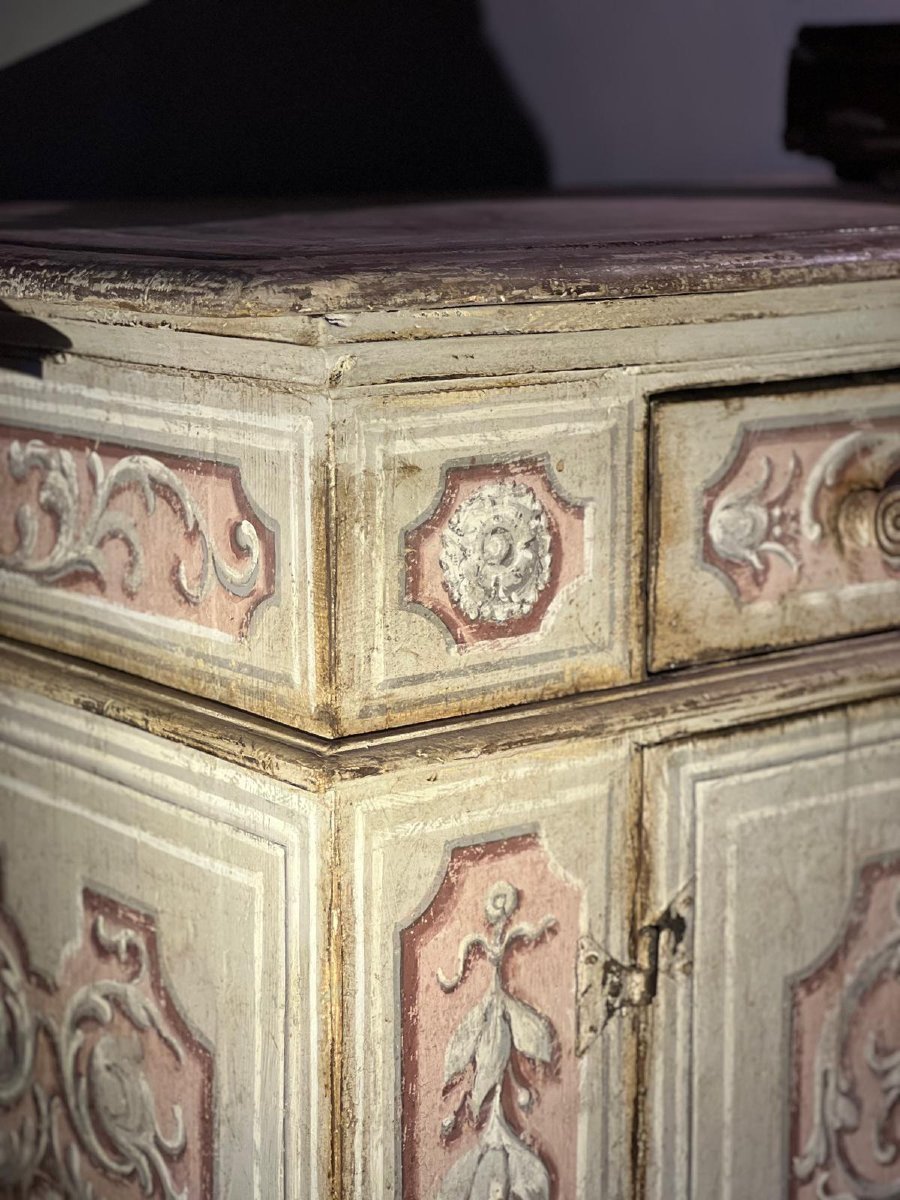 Buffet en bois peint-photo-3