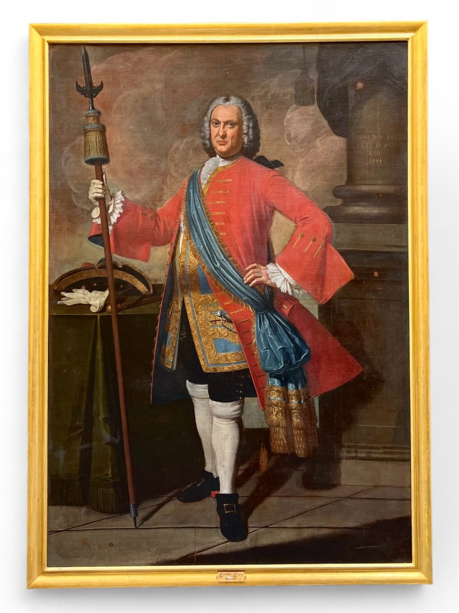 Venetian Painting Depicting Admiral