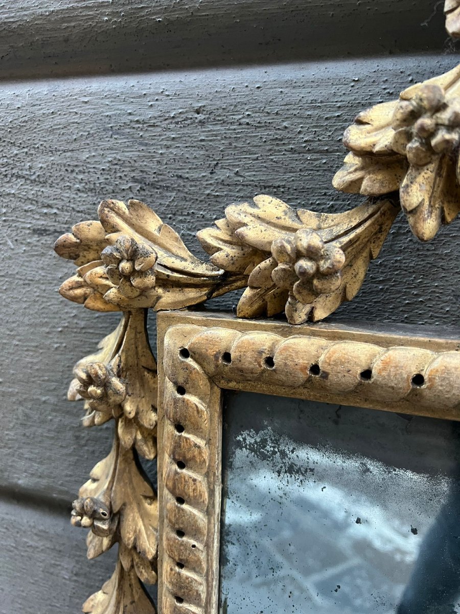 Carved And Gilded Wooden Mirror-photo-6