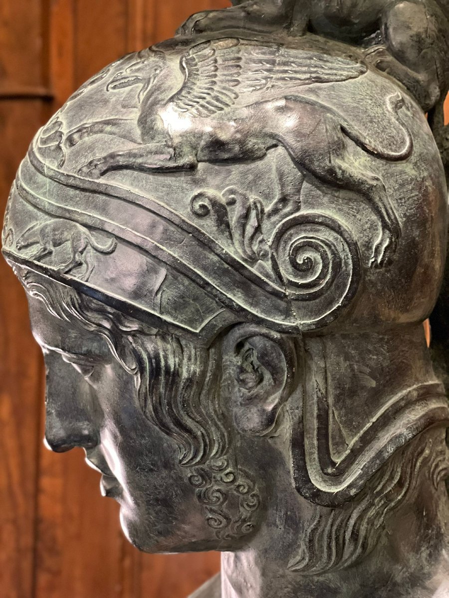 Buste représentant un guerrier-photo-1