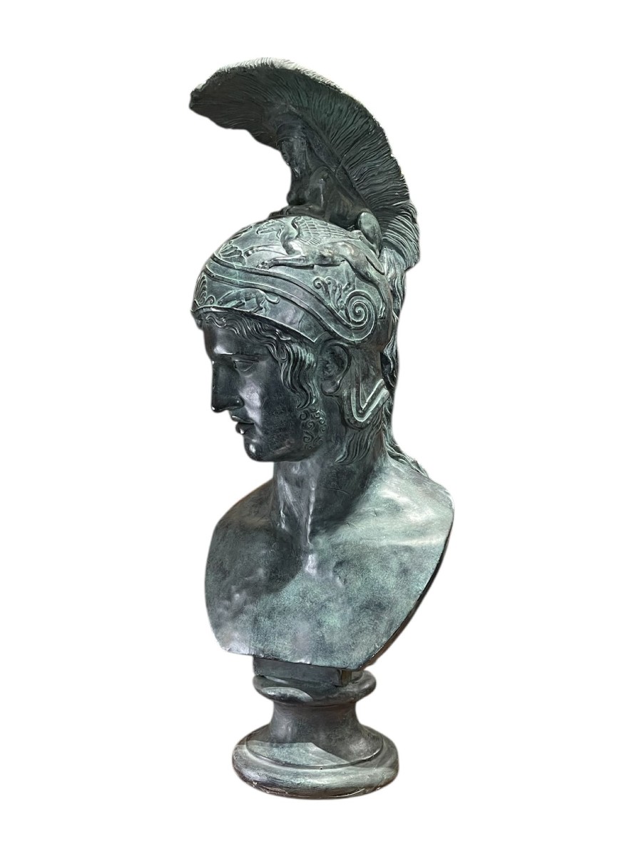 Buste représentant un guerrier