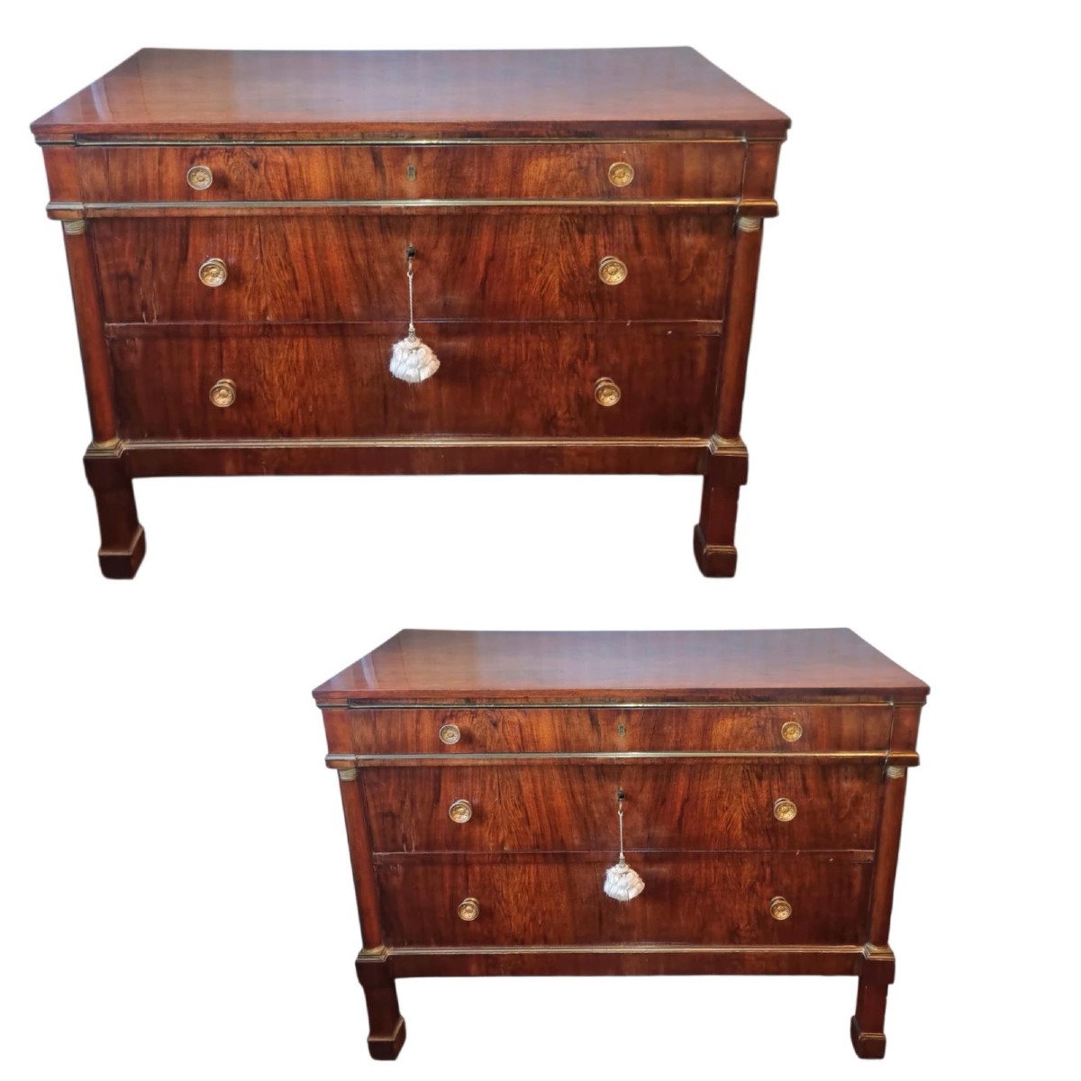 Pair Of Empire Chests Of Drawers