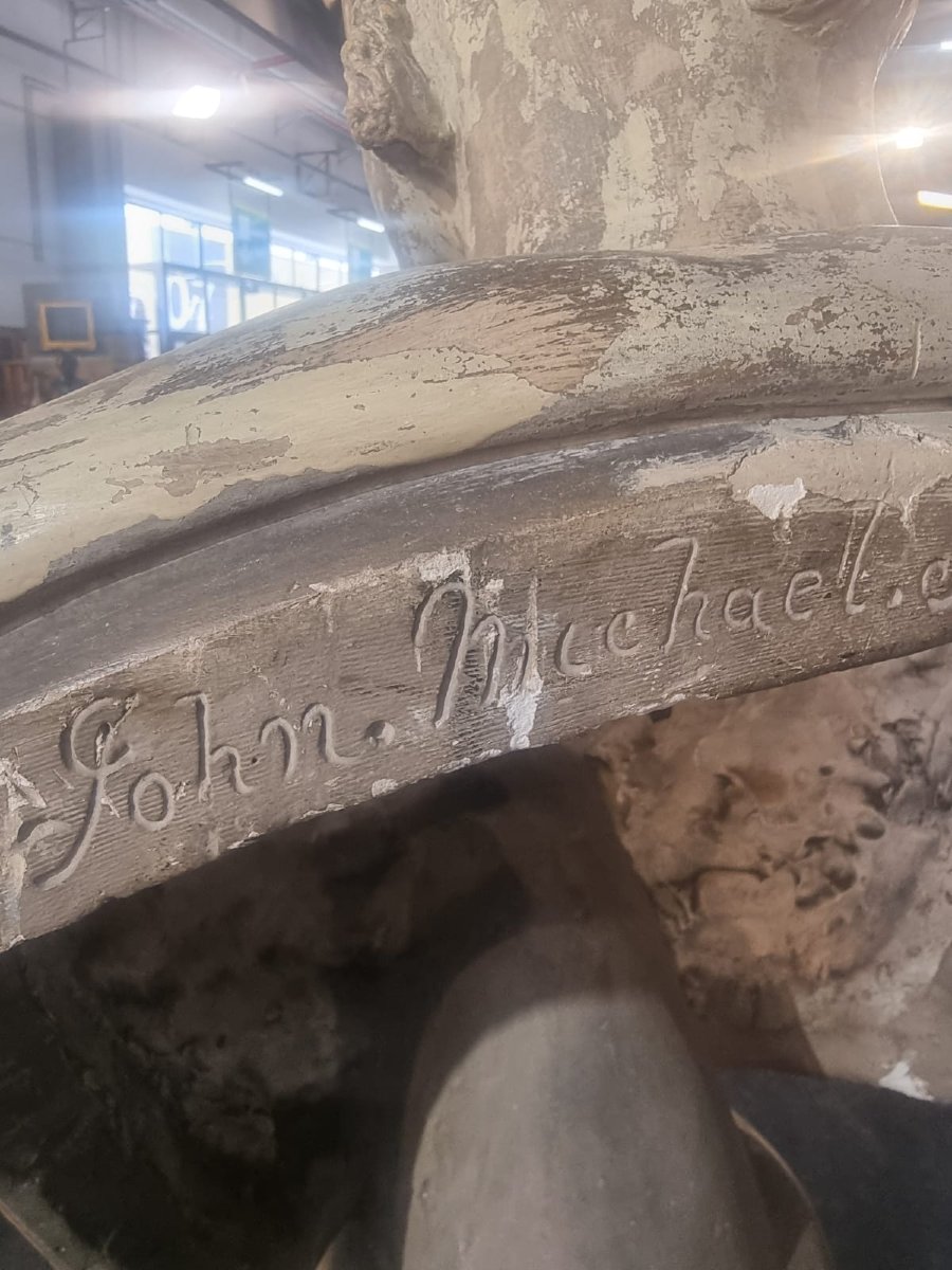 Buste homme en plâtre-photo-4