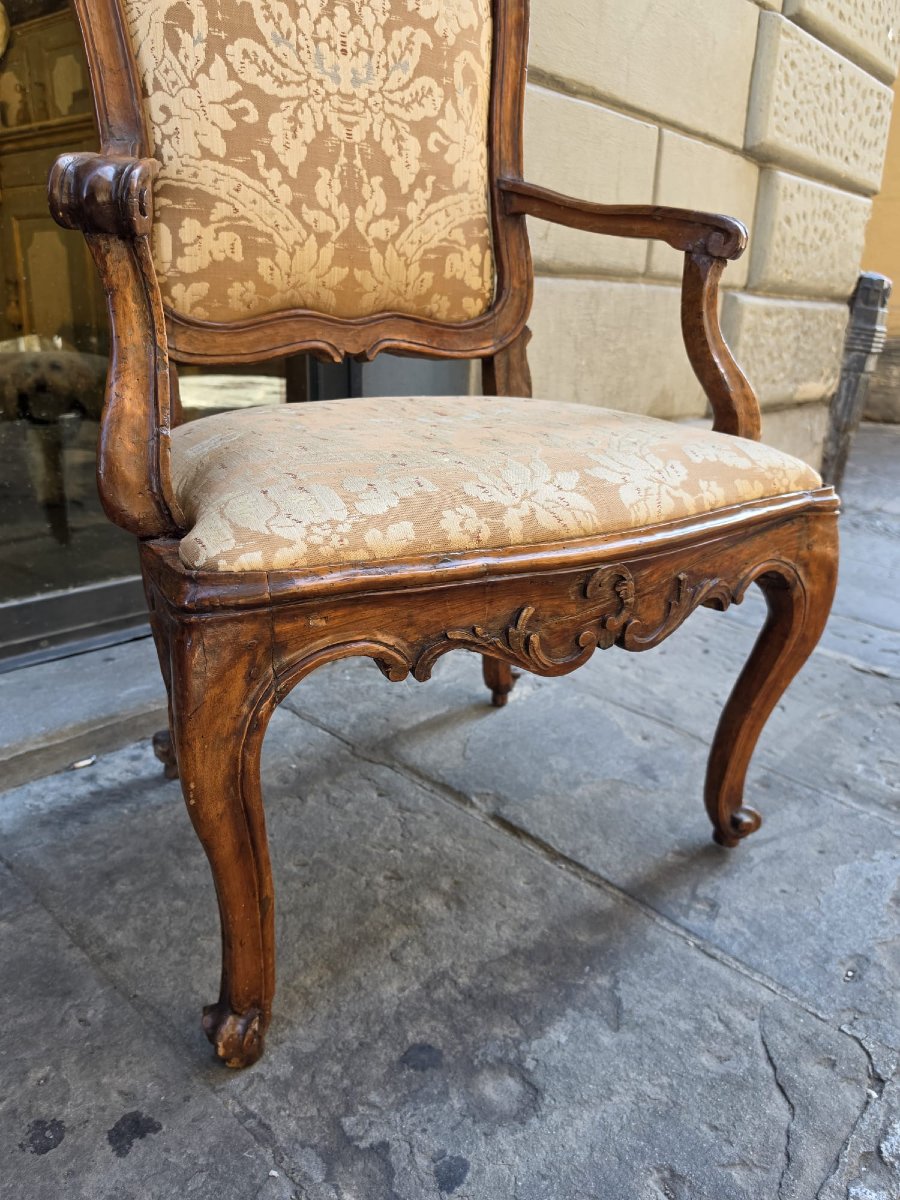 Pair Of Louis XV Style Armchairs-photo-1