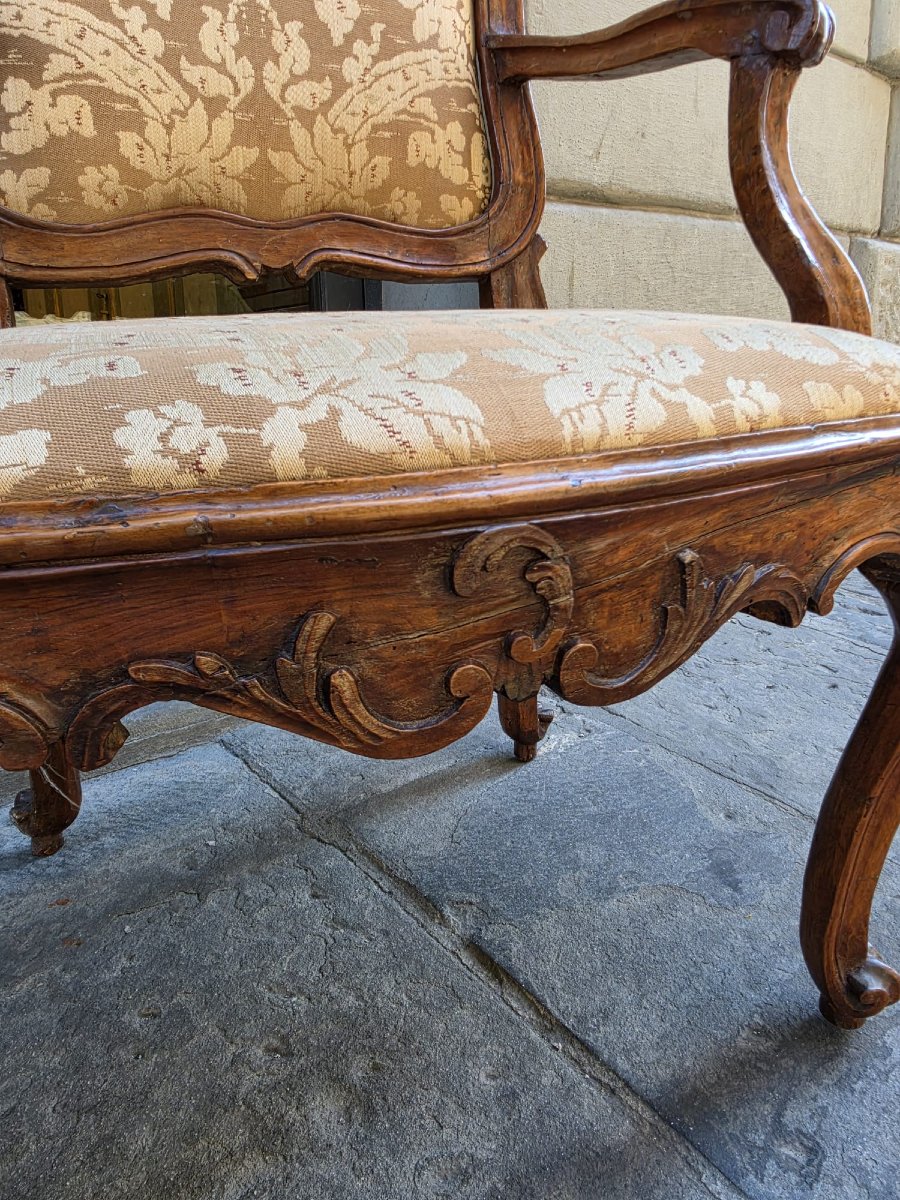 Pair Of Louis XV Style Armchairs-photo-2