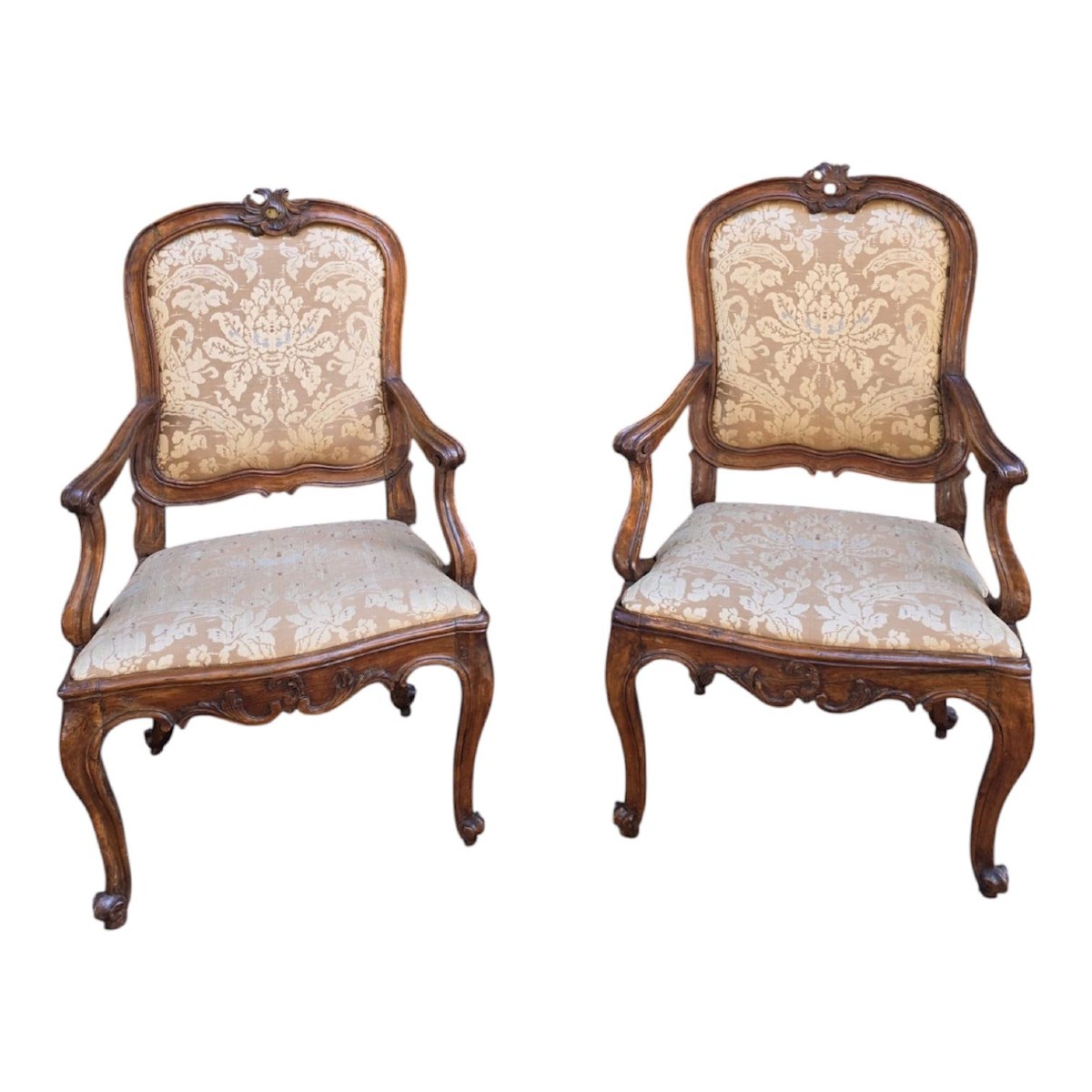 Pair Of Louis XV Style Armchairs