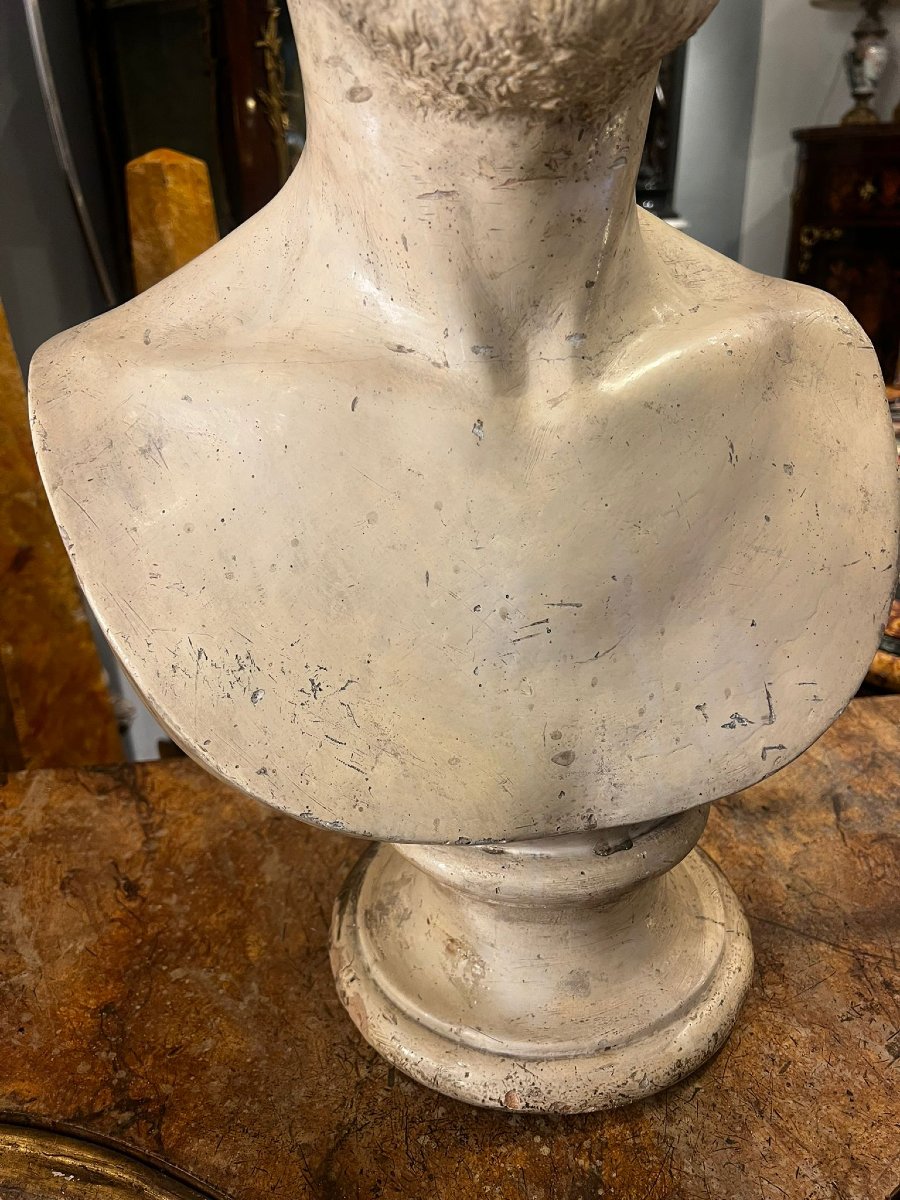 Male Bust In Plaster-photo-7
